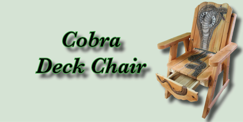 Cobra chair, deck chair, deck lounge chair